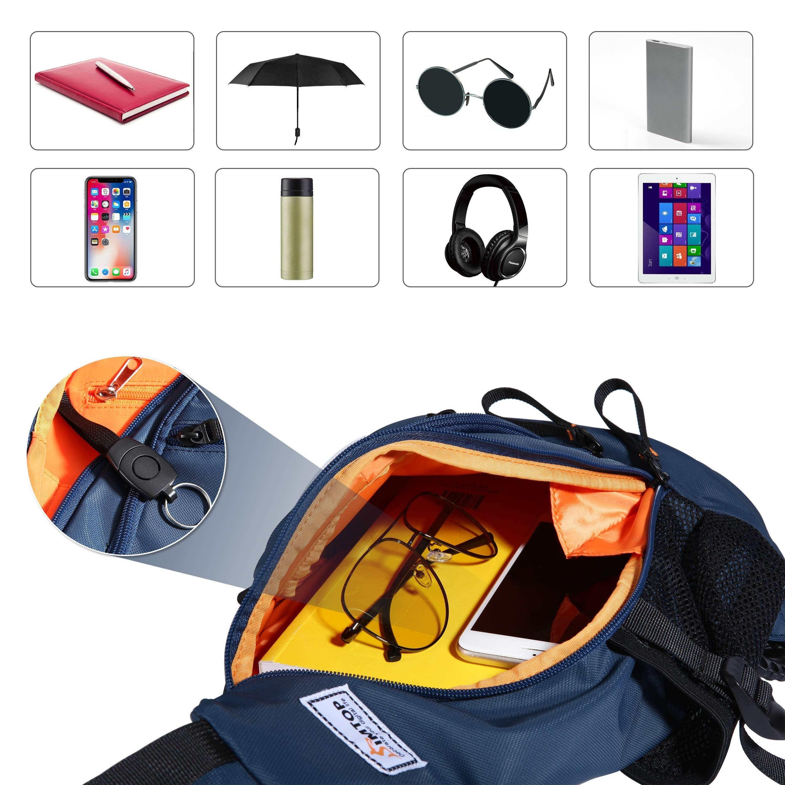 Sling Bag Crossbody Backpack Chest Shoulder Cross Body Bag Travel Hiking  Casual Daypack For Women Men - Temu