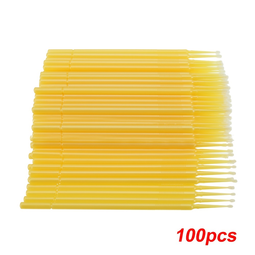 100 Pieces Touch Up Paint Brushes Cotton Swabs Disposable Micro