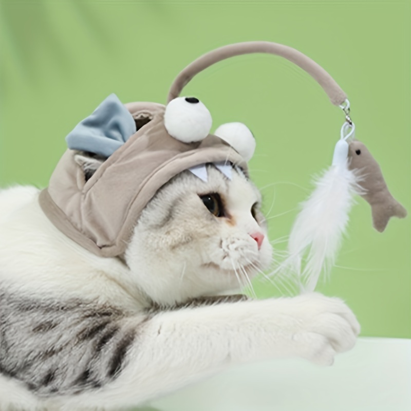 Cute Black Cat Design Pet Hat Funny Cat Headgear Pet Decoration Headwear  For Photo Props - Temu Bulgaria