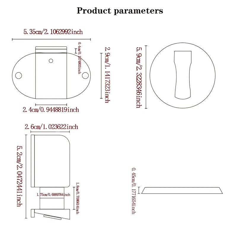 1 Pieza Puerta Dormitorio Magnética Fuerte Resistencia - Temu