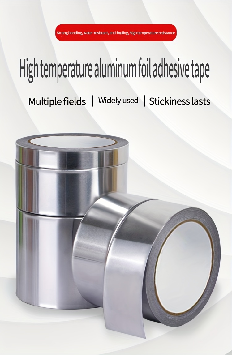 Cinta Aluminio 2 Pulgadas X 65 Pies Adhesiva Metal Aislante - Temu