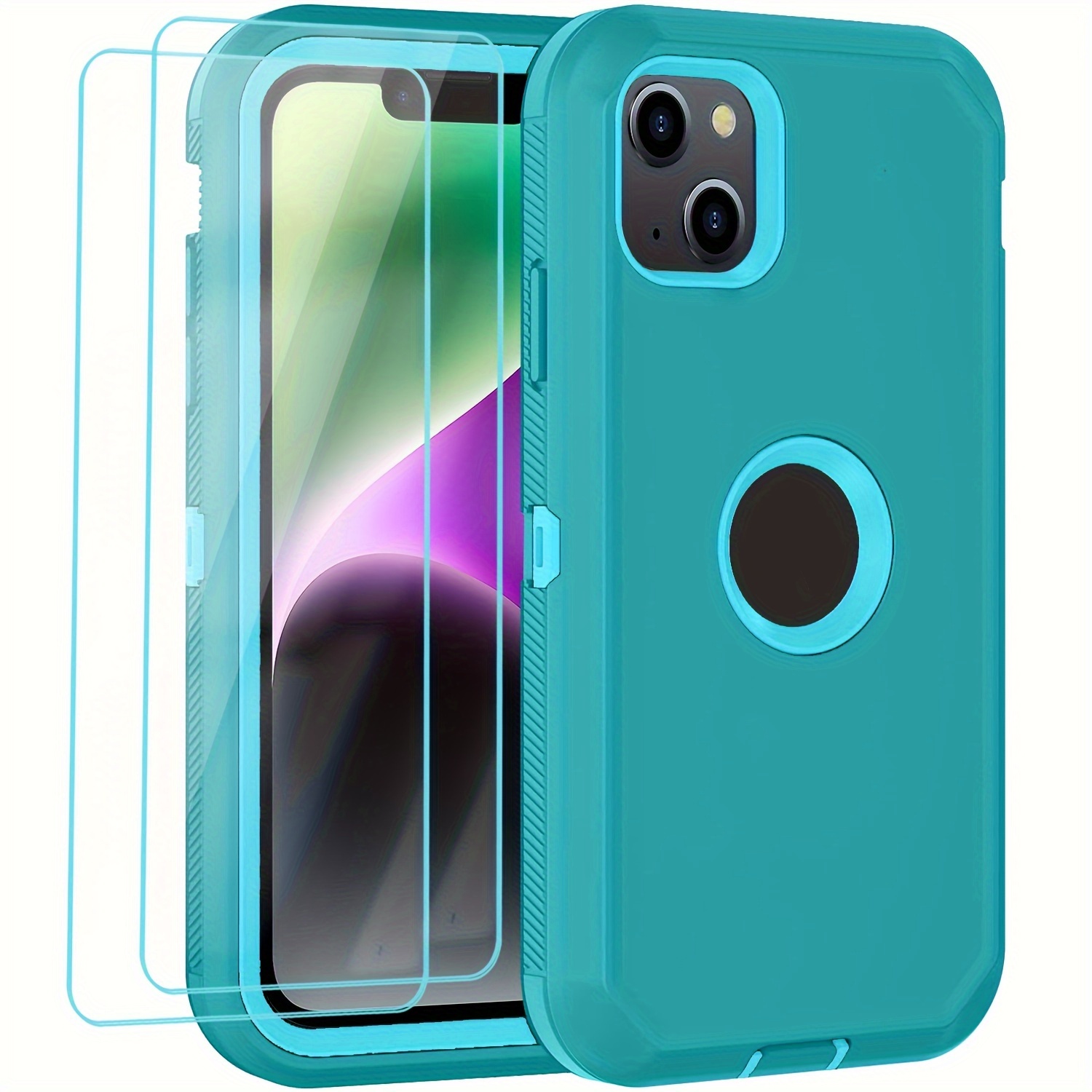 For iPhone 7 Plus Case Rugged Shockproof Hard Case Protective Cover 