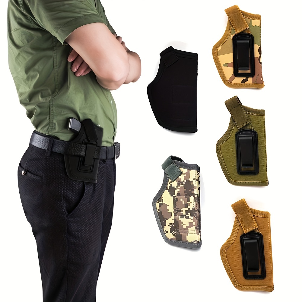 Right Hand Tactical Pistol OWB Belt Gun Holster with Molle Single Magazine  Pouch