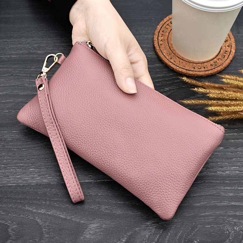 Fashion Solid Color Clutch Bag Faux Leather Handbag Multi - Temu