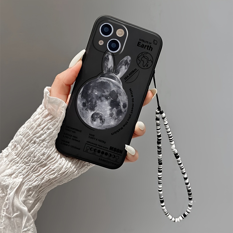 Bunny Planet Phone Case Lanyard Iphone 14 13 12 11 Pro Max - Temu