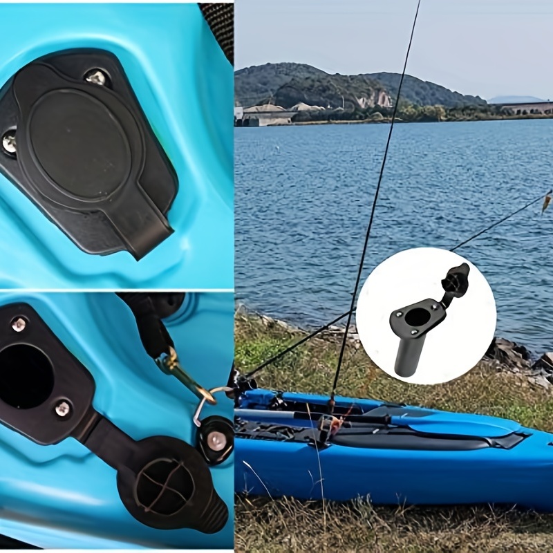 Kayak Plastic Track Kayak Fishing Rod Holder Quick Mount - Temu