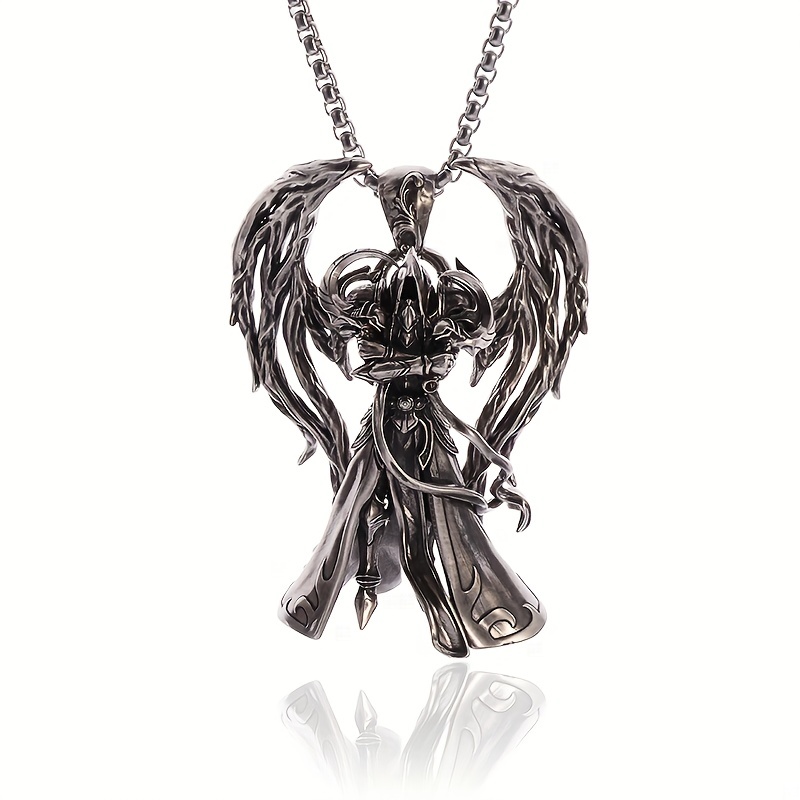 Men's Alloy Winged Devil Necklace