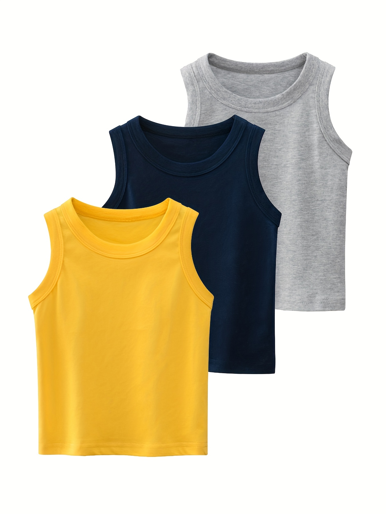 4 Pack Youth Girls Athletic Tank Tops Dry Fit Active Performance Tech  Sleeveless Shirts