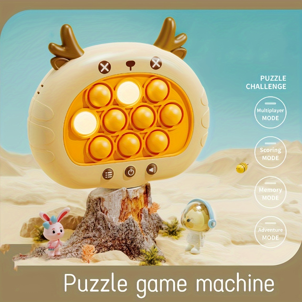 Electronic Pop It Electronic Pop It Pro Quick Push Puzzle Game Light Up Pop  It Game Quick Push Toy Gift Christmas, Halloween, Thanksgiving Gift - Temu