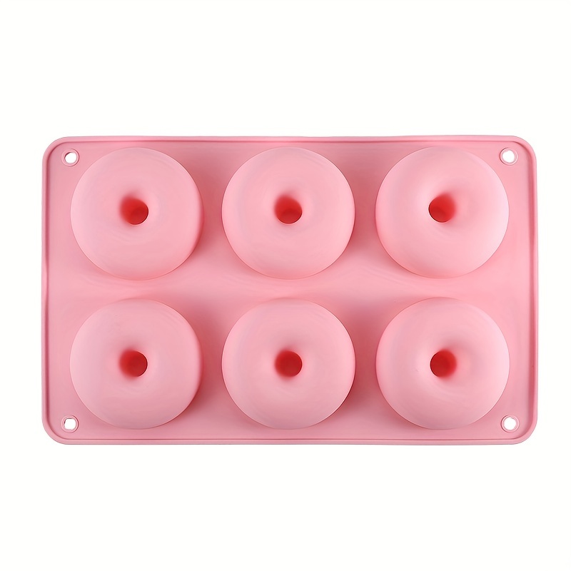 1pc 6 Cavidad Molde Silicona Donuts Molde Silicona Hornear - Temu Mexico