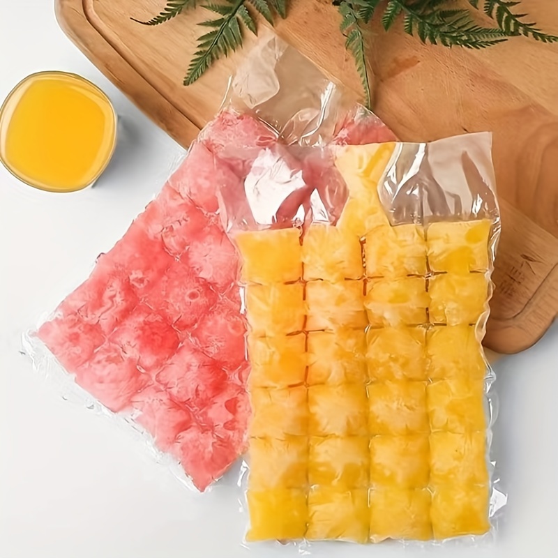 Transparent Disposable Ice Making Bags With Funnel Self seal - Temu