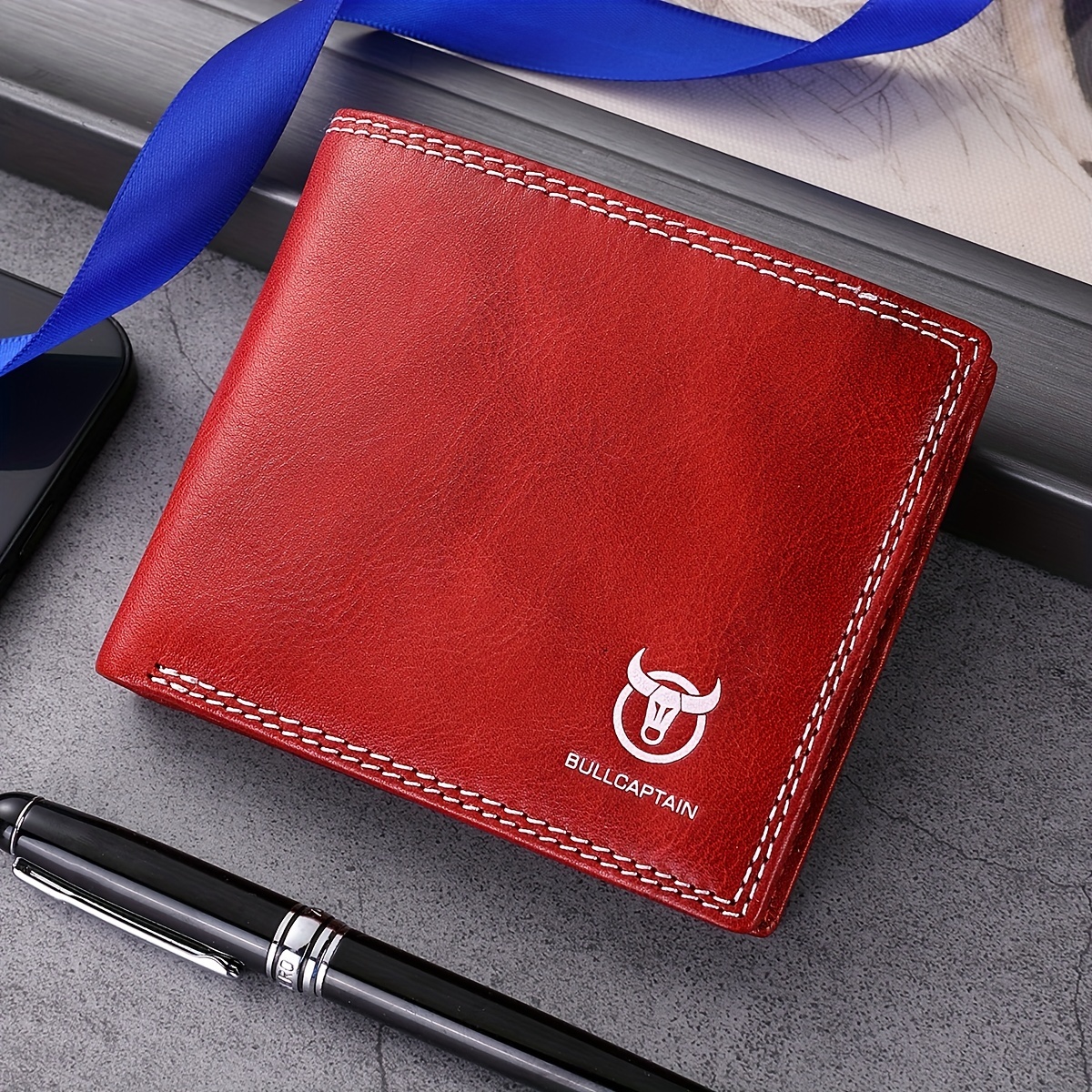 red wallets for men