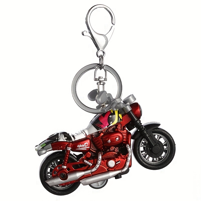 Llavero moto creativo elegante cromada motocicleta : .es: Coche y moto