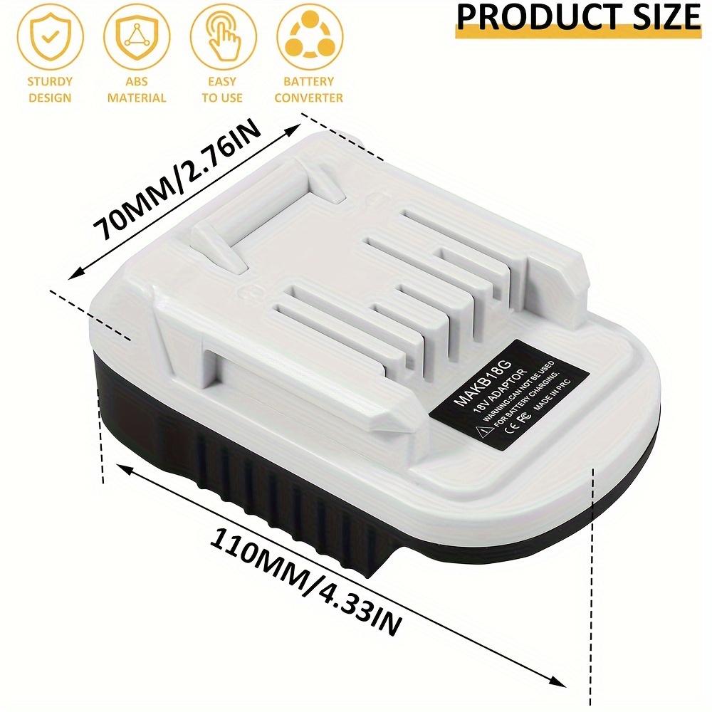 For Makita 18V Li-ion Battery To Replace for Makita G series battery  BL1813G BL1815G BL1811G Lithium Battery Adapter