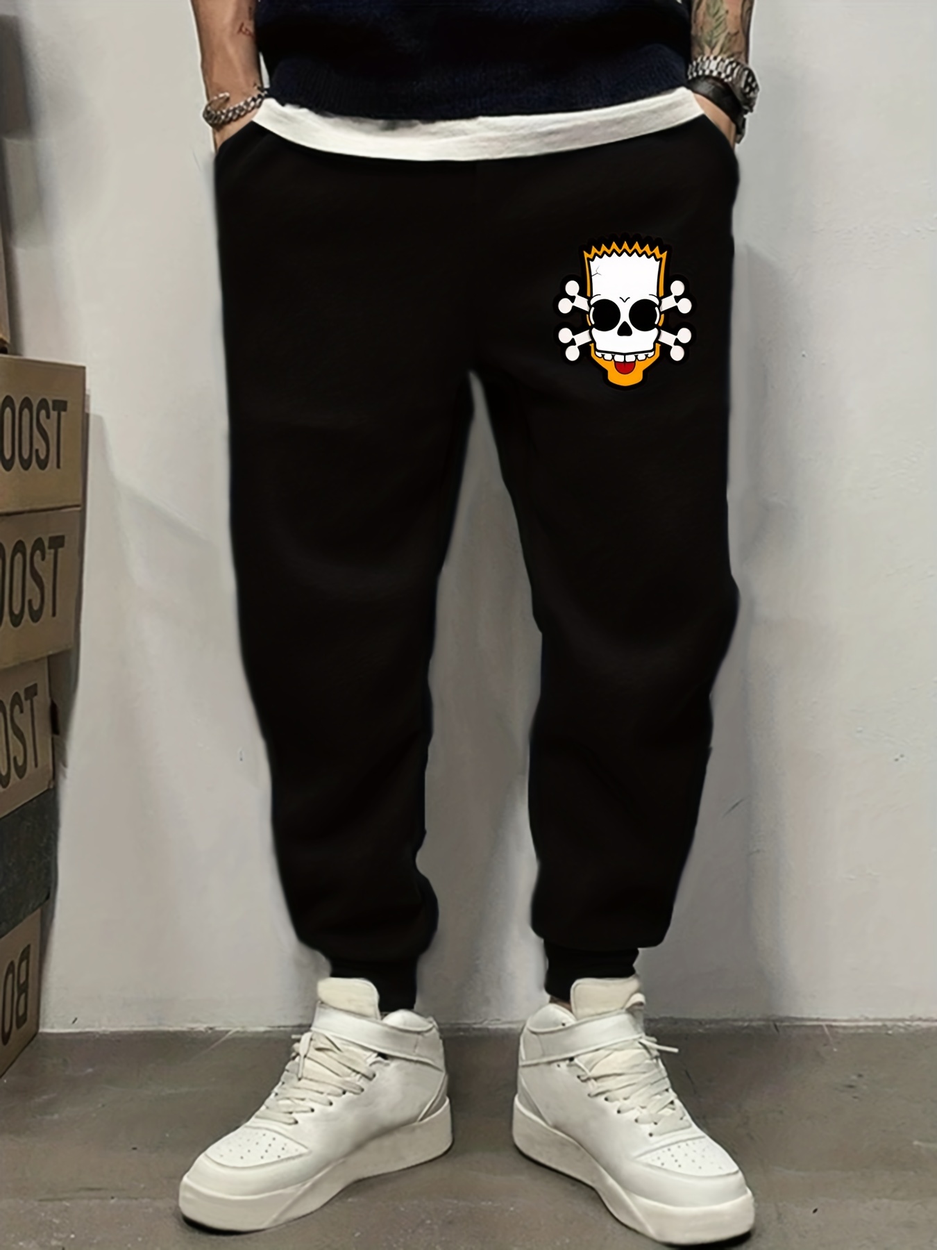 Skull Sweatpants - Temu