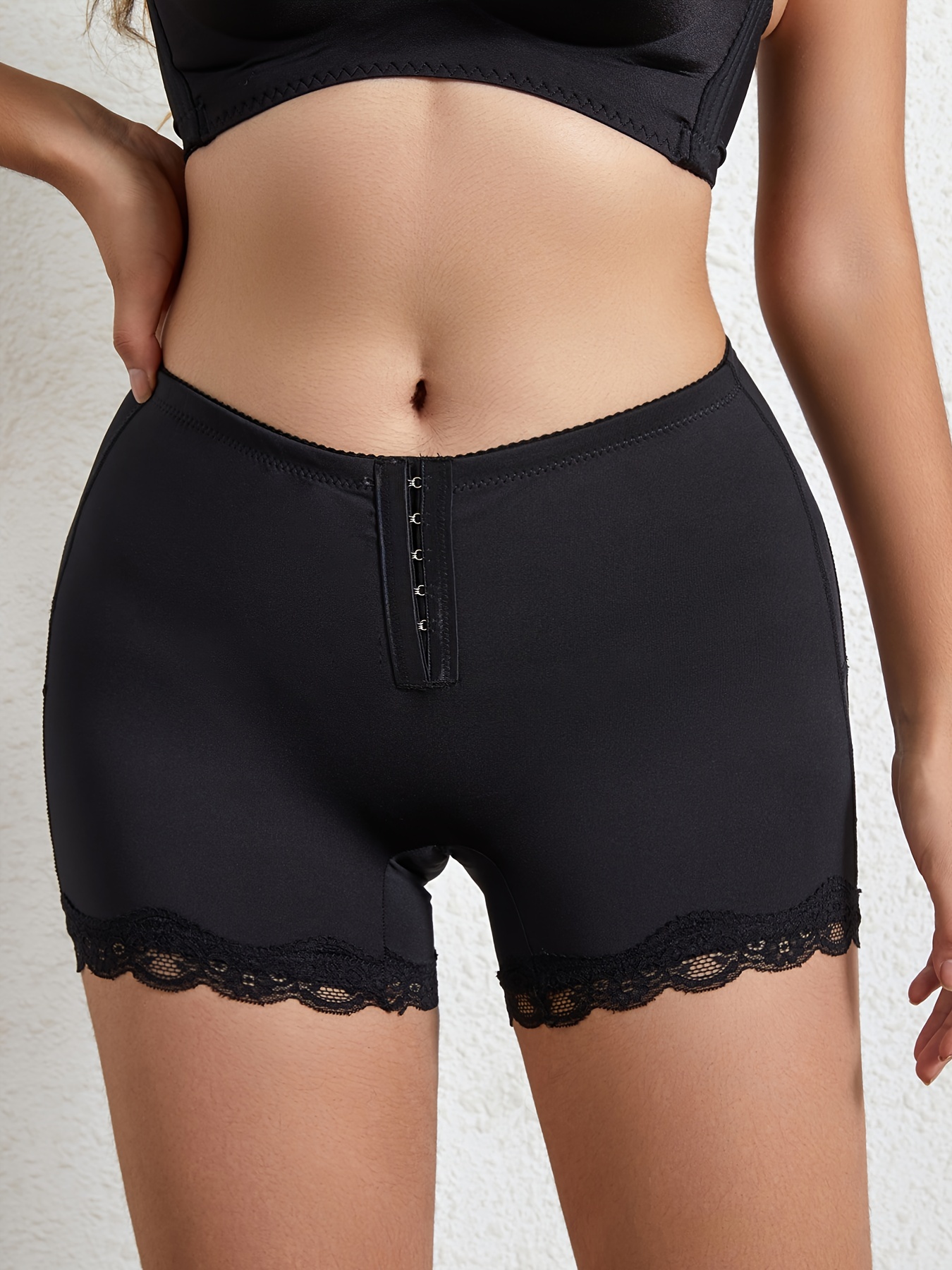 High Waist Trainer Body Shaper Shorts Shapewear for Women Panties Hip Butt  Lifter Tummy Control Thigh Lace Slimming Underwear (Color : Black, Size :  3X-Large) : : Clothing, Shoes & Accessories