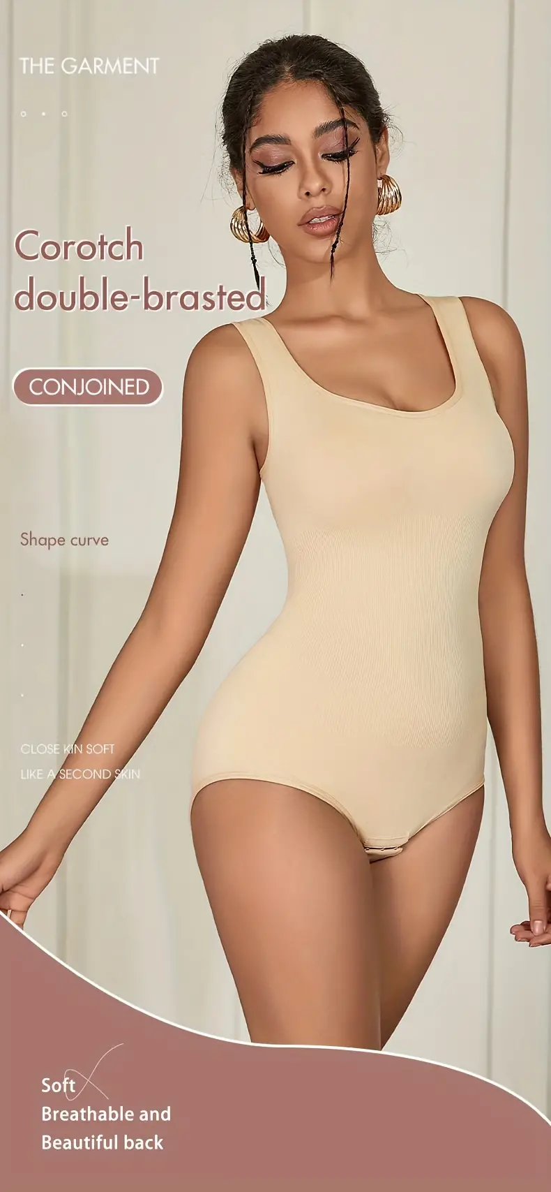 Seamless One-piece Body Shaper Women's Tummy Control Butt Lifter Shape  Underwear
