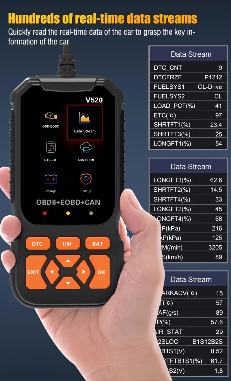 Сканер OBD2 автомобильный диагностический инструмент OBD - Temu Germany