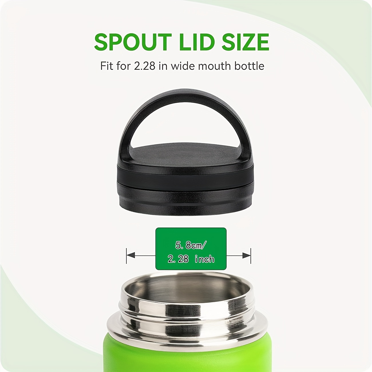 Spout Lid Replacement Wide Mouth Hydro Flask Plastic Water - Temu Canada