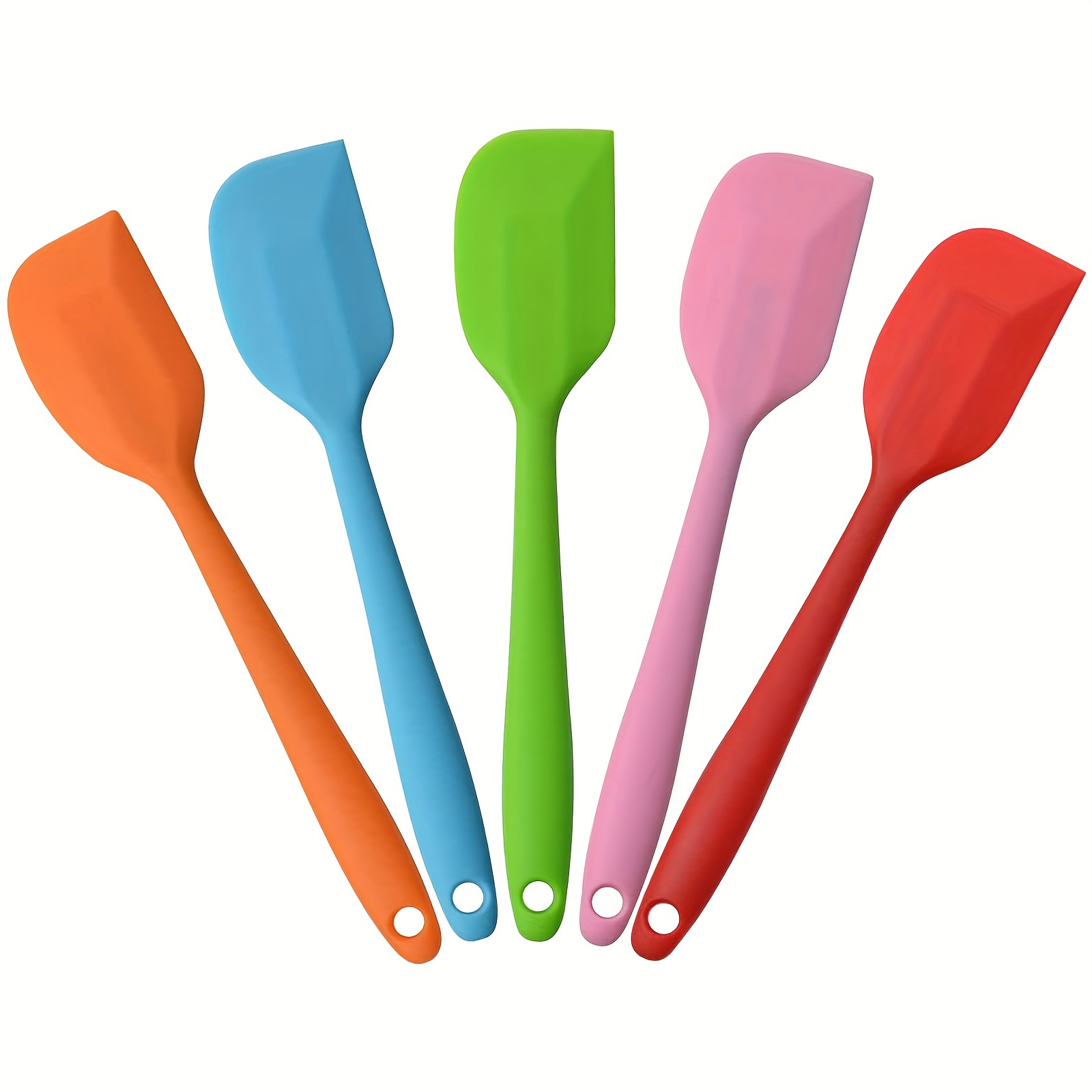 Food Grade Silicone Spatula Set, Non-stick Rubber Baking Mixing Scraper Set  With Stainless Steel Core, Heat Resistant Kitchen Baking Utensils, Kitchen  Utensils, Red - Temu