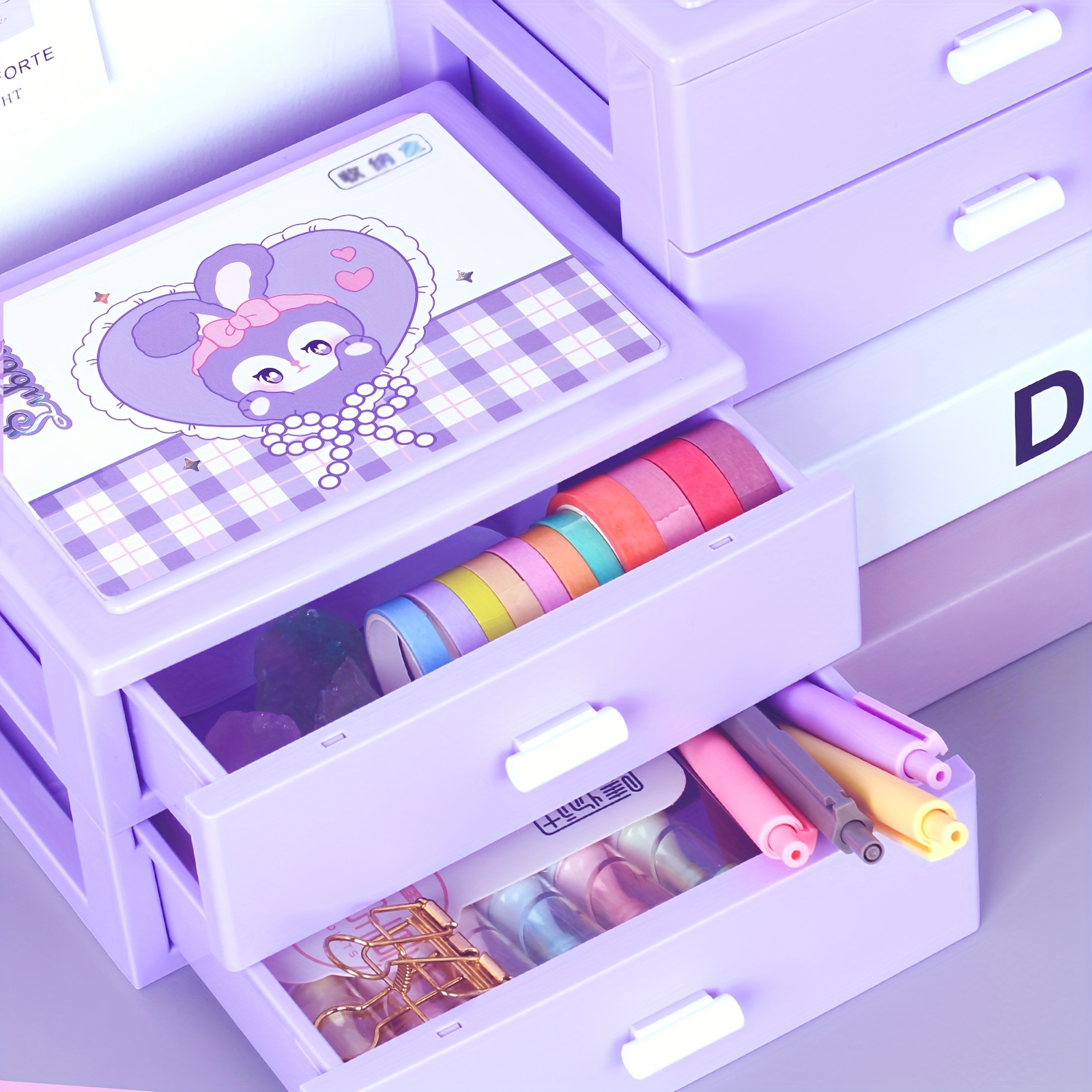 Exquisite Small Storage Box Colorful Multi color Organizing - Temu