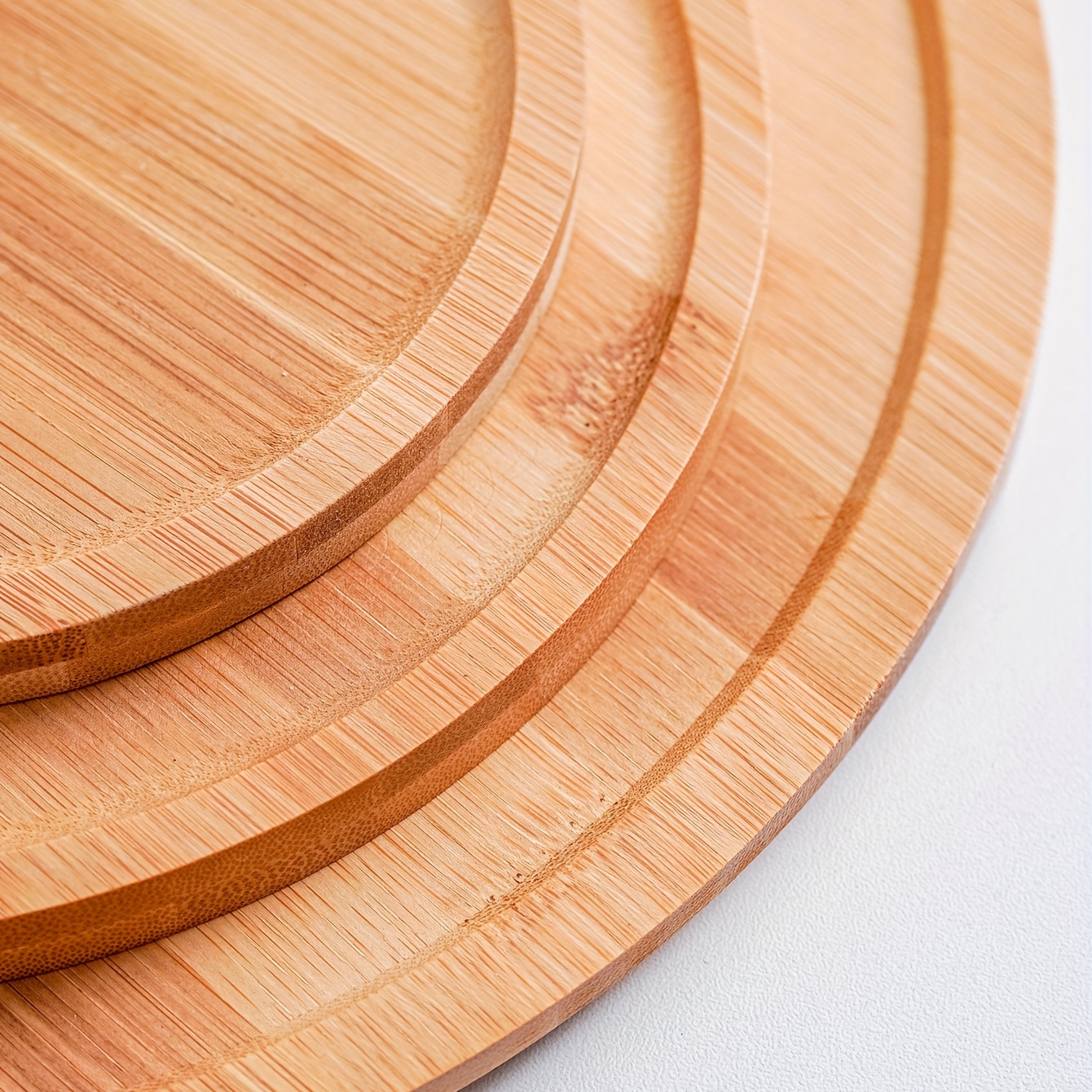Round Wood Tray For Serving Food Snacks Drinks Sushi Steak - Temu