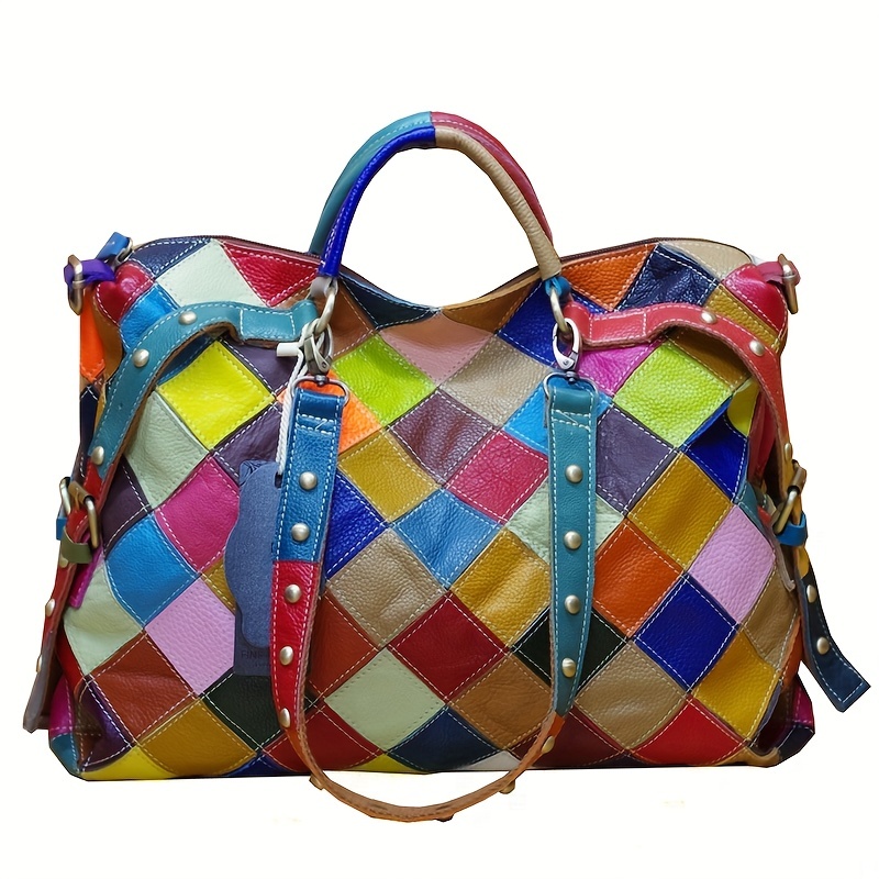 Luxury Women's Commute Totes Bag Designer Large Capacity Leather