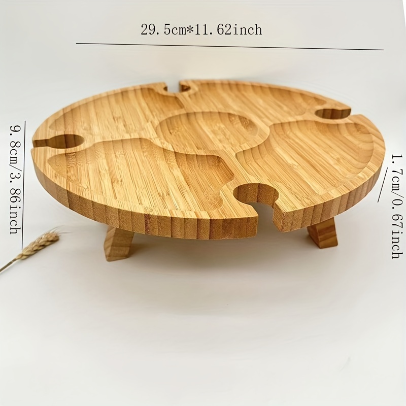  Mesa plegable portátil ligero escritorio cama desayuno servir  cama bandeja portátil mini picnic mesa para sofá piso adultos niños color  madera : Hogar y Cocina