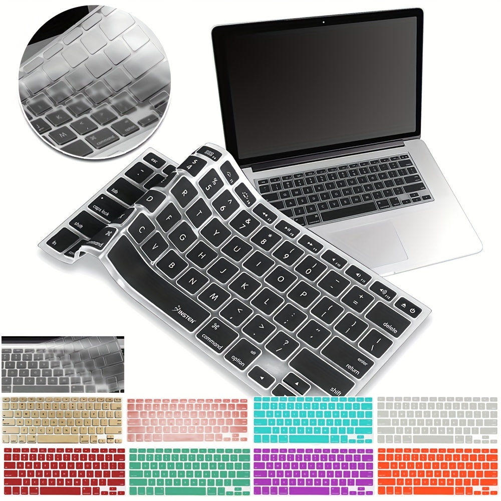 Coque de clavier Macbook pour ancienne version Macbook Pro 13, 15, 17  pouces et Macbook Air 13 pouces, clavier sans fil Imac, touche  d'accessoires informatique Apple B