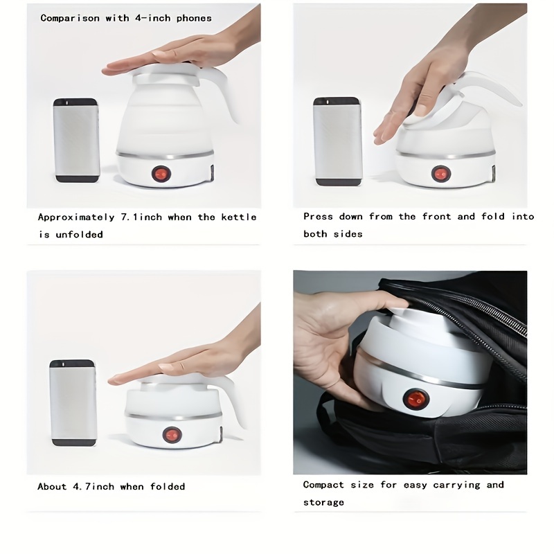 Portable Electric Kettle With Convenient Foldable Travel - Temu