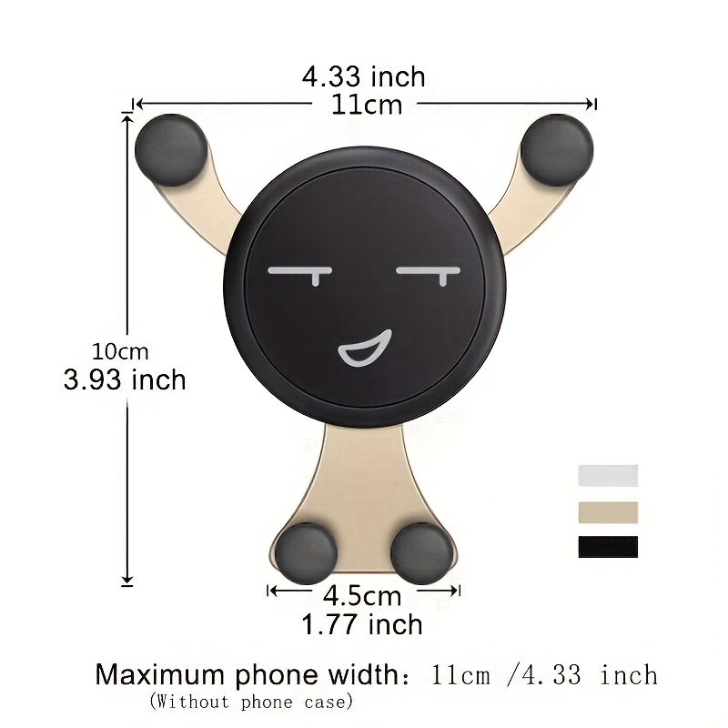 Gravity Car Phone Holder Air Vent Mount Cell Smartphone Holder