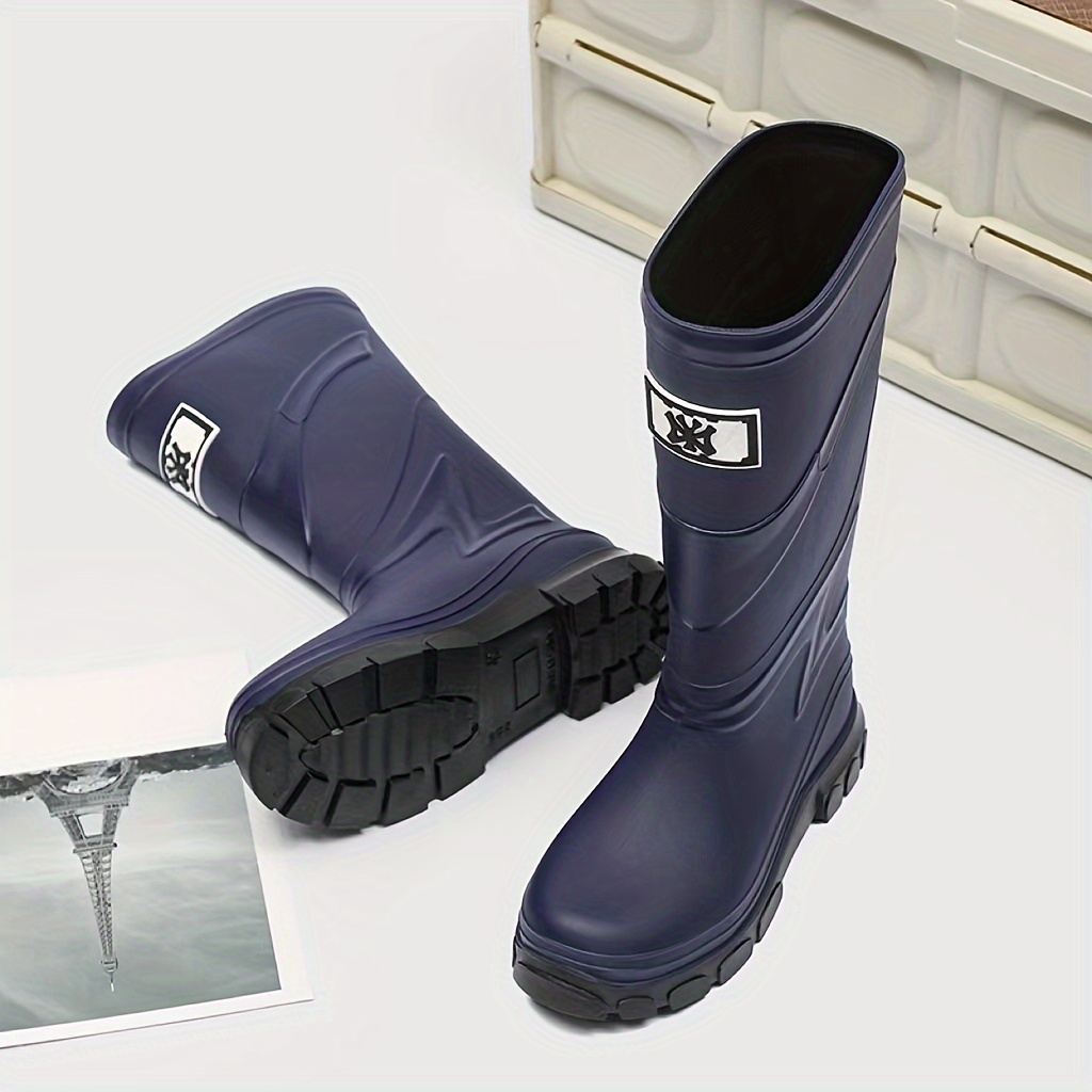 Women Rain Boots Outdoor Men's Rain Boots Unisex Rain Shoes Male Slip on  Waterproof Working Shoes Fishing Boots on OnBuy