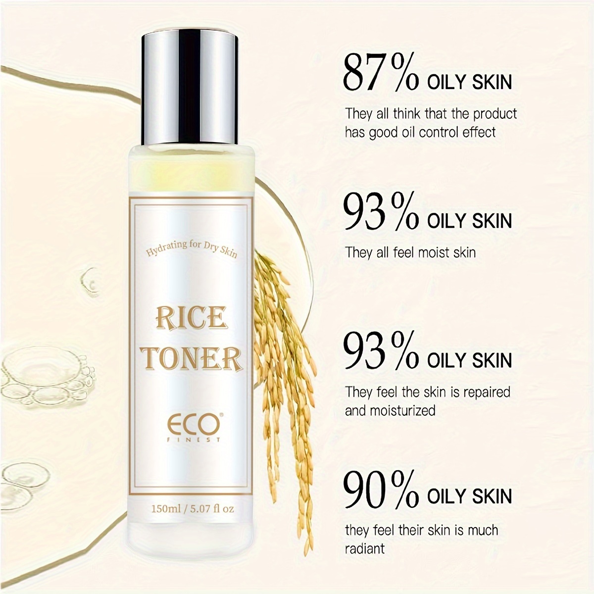 I'M From Rice Toner, 77.78% Rice Extract From Korea, Glow Essence With  Niacinamide, Hydrating For Dry Skin, Peta Approved, K Beauty Toner, 5.07 Fl  Oz - Imported Products from USA - iBhejo