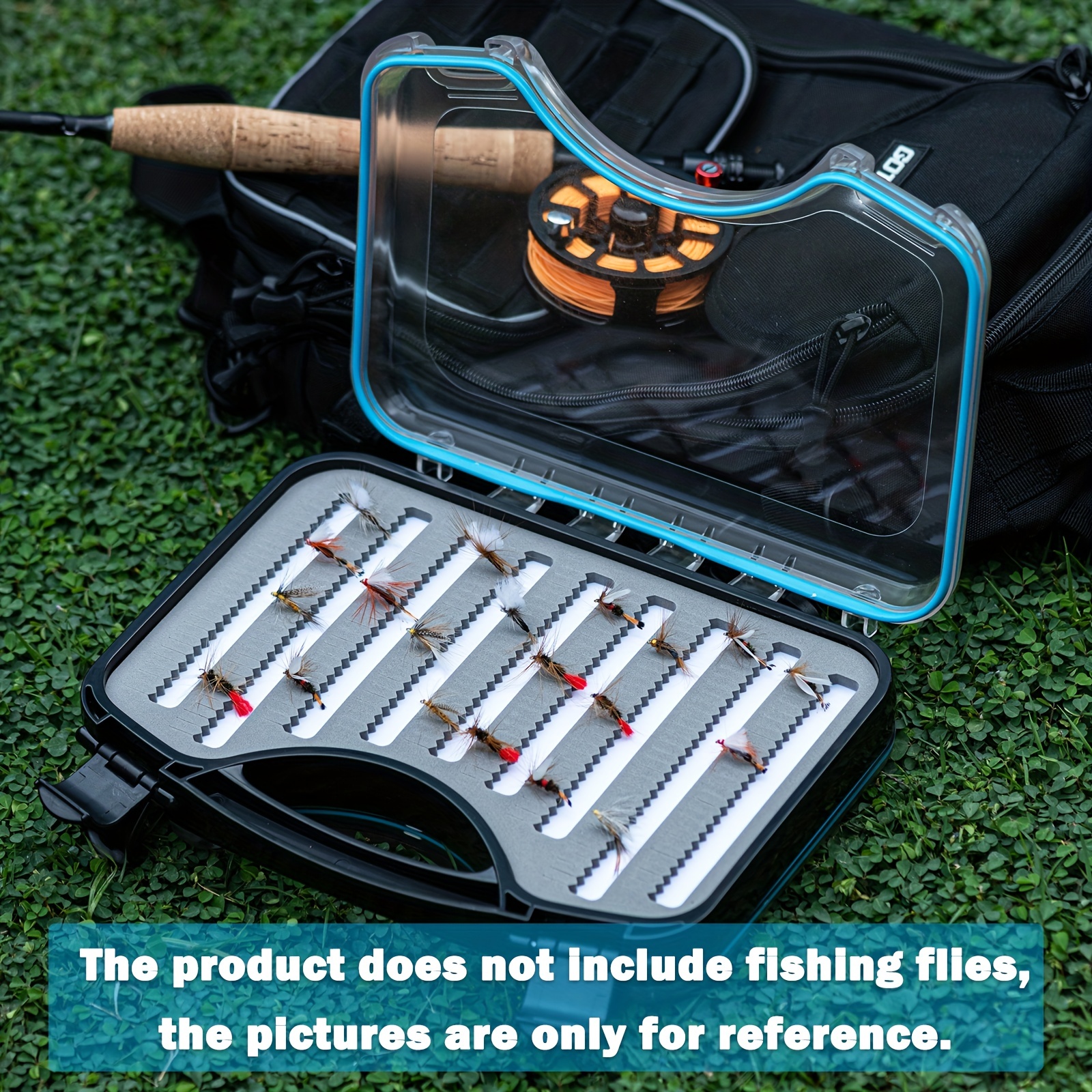 Waterproof Fly Fishing Box Holds 312 Silicone Insert - Temu