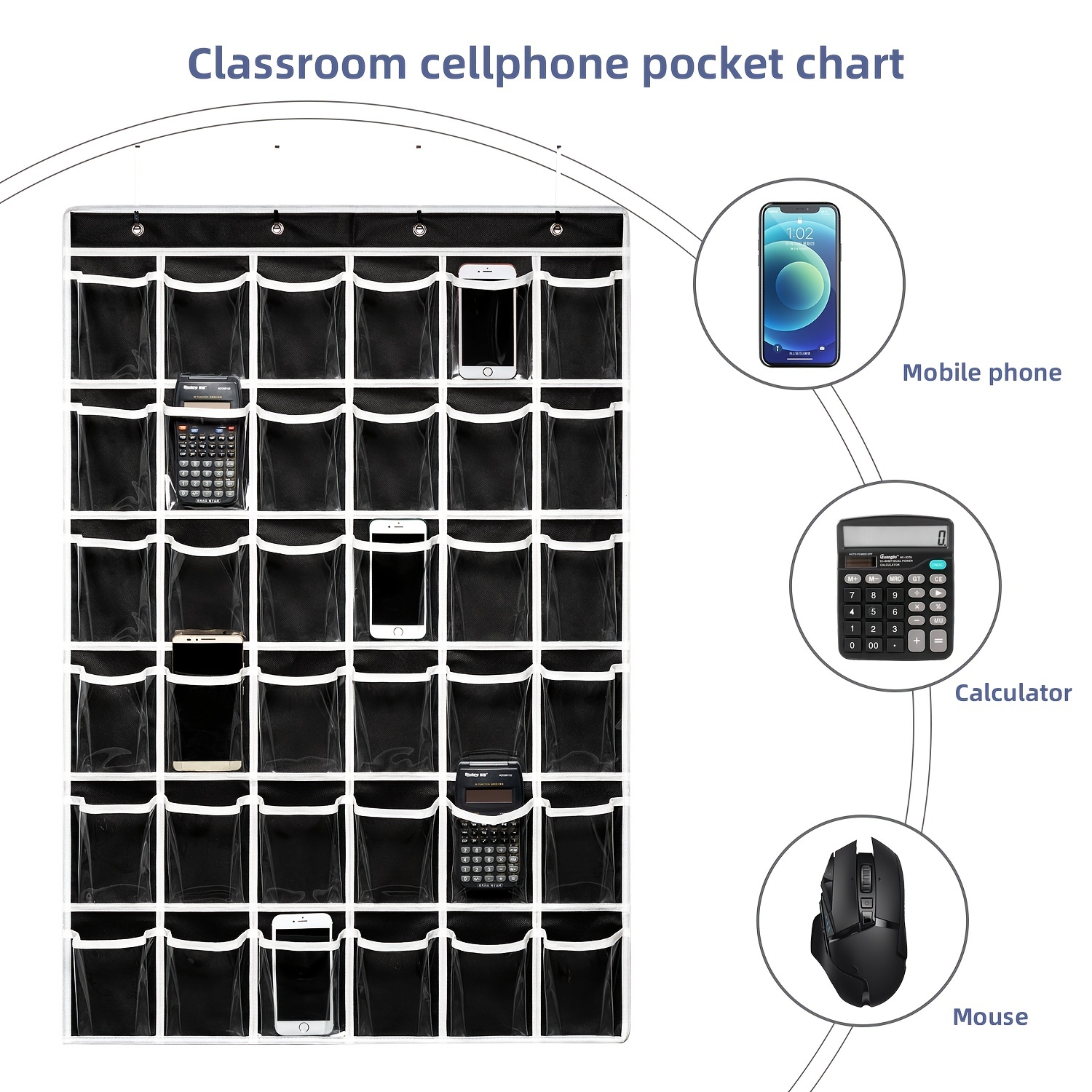Phone Pockets Classroom
