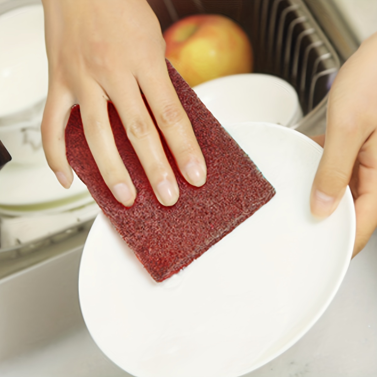 Magic Sponge Cleaning Dish Cloth Rust Removal Carborundum - Temu