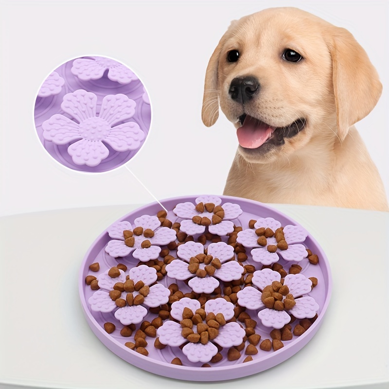 Silicone Pet Licking Pad, Slow Feeder Dog Bowl Insert Anti-choking Dog Feeding  Mat With Suction Cups For Healthy Eating Habit - Temu