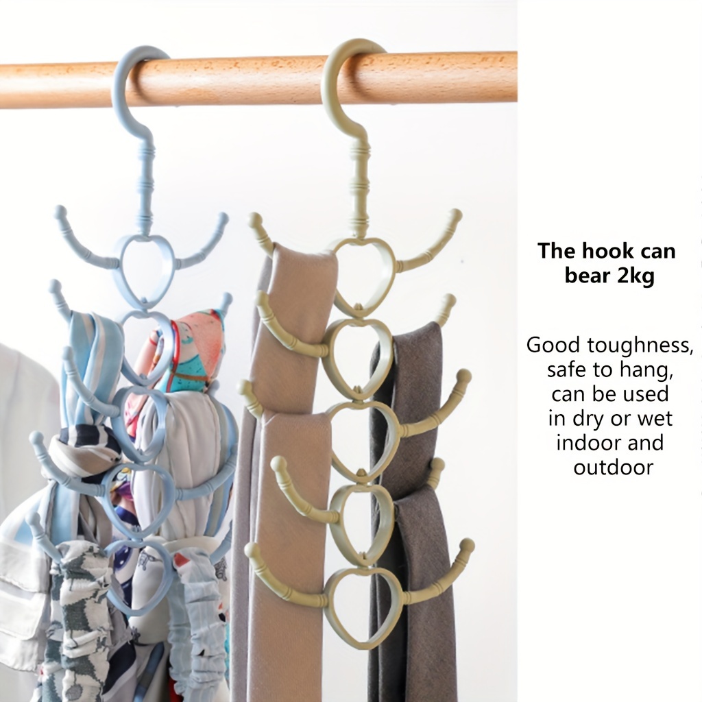 360 Rotatable Hat Rack Shoe Hook Belts & Scarf Hanger