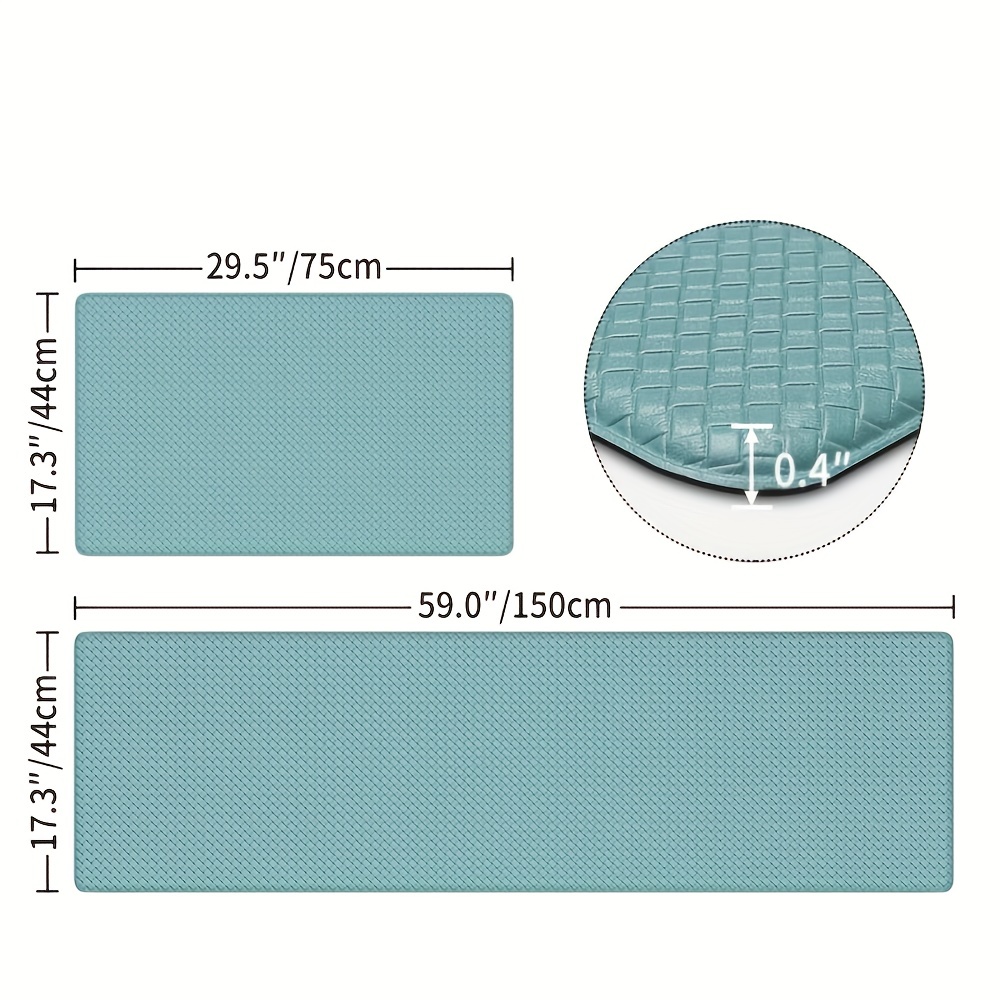 Kitchen Rugs Mats Cushioned Anti Fatigue Comfort Runner Mat - Temu