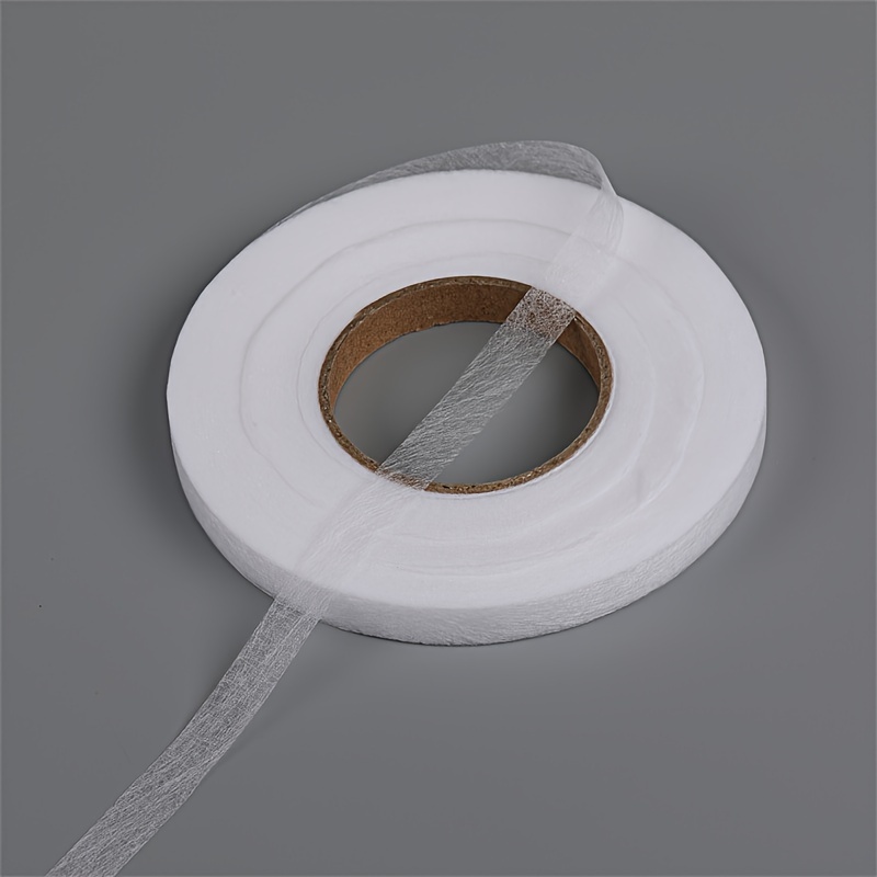 Interlining Iron on Apparel Adhesive fabric Sewing roll Double-sided Hem  tape