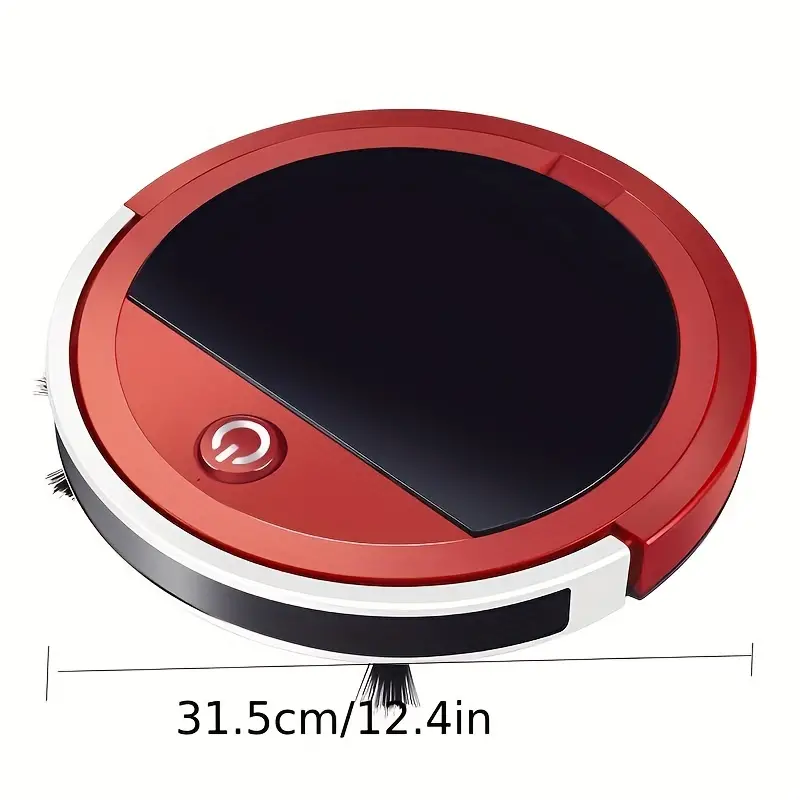 1pc 2800Pa Smart Vacuum Cleaner Robotic Vacuum Cleaner Automatically Sweep Your Home With ThePress Of A Button Four Control Modes WithRemote Control Small Appliance BedroomAccessories Cleaning Tools Red White details 2