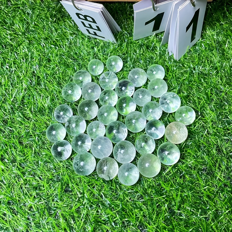 Hoxekle Bola mágica de cristal transparente Feng Shui de 1575in bolas de  cristal transparente de cuarzo natural esfera de bola curativa citada