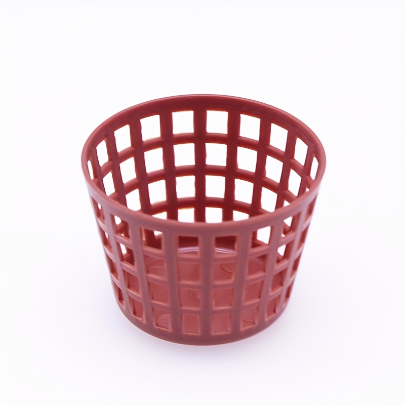 Basket in Red & White | Shopping Basket | Upcycled Plastic Storage Basket |  Home Basket Laundry Basket