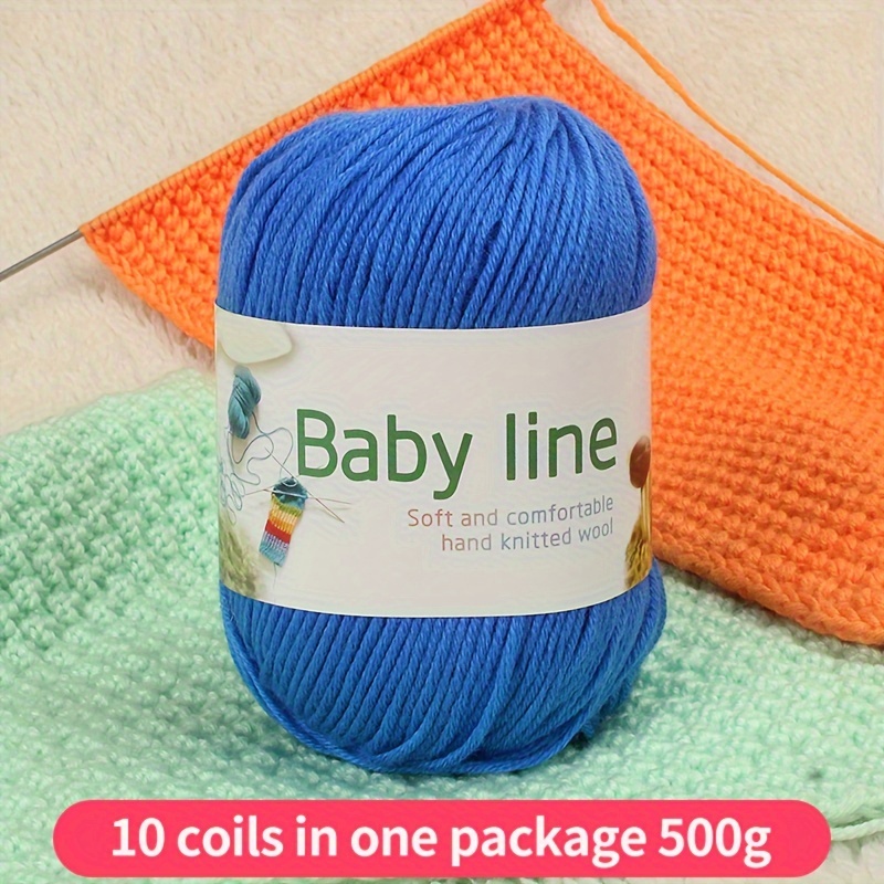 500g/lot Hand Knitting Soft Warm Coral Fleece Yarn For Baby