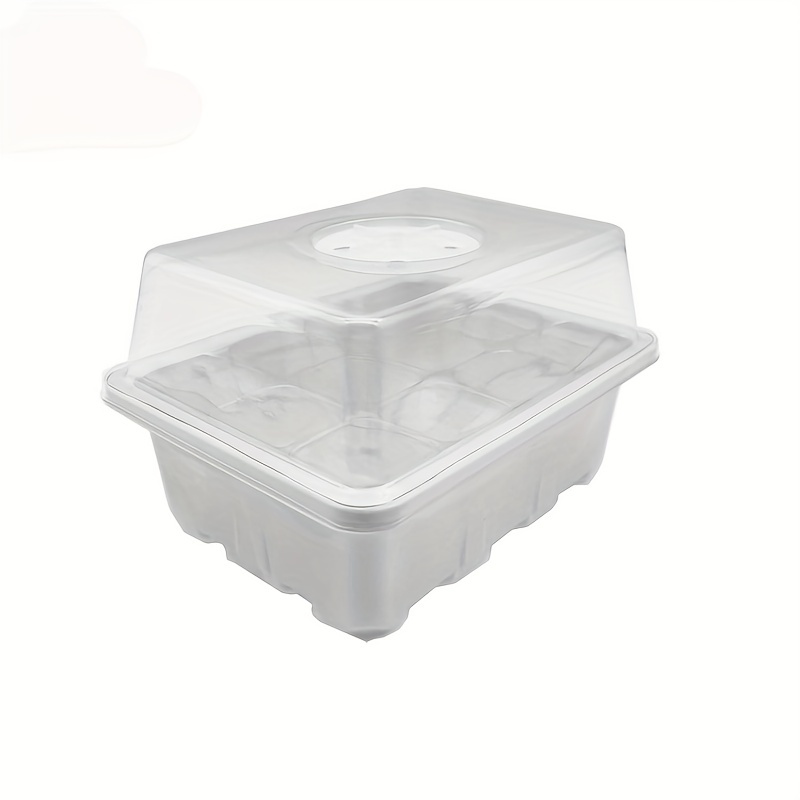 Green Seedling Trays Sprout Vegetable Trays Plastic Garden - Temu