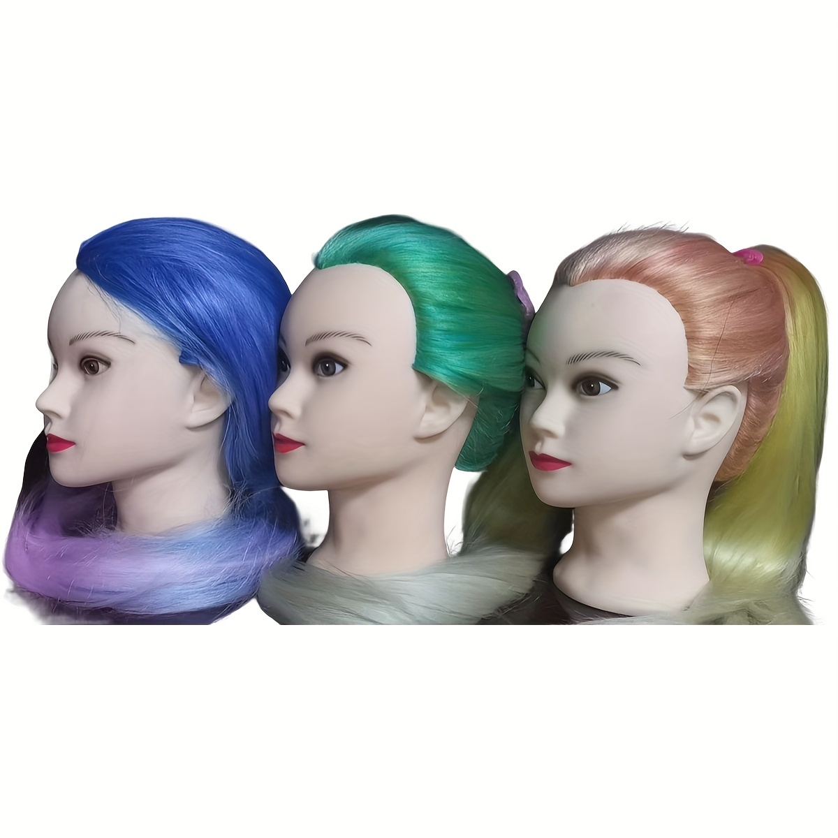 Mannequin Head With Stand Mannequin Head With Colored - Temu