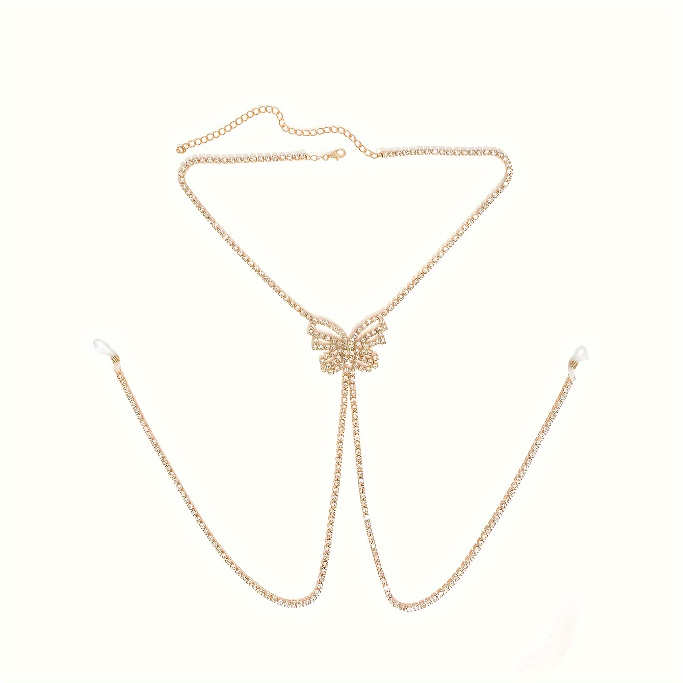 Bling Bling Sexy Butterfly Rhinestone Underwear Body Chain - Temu