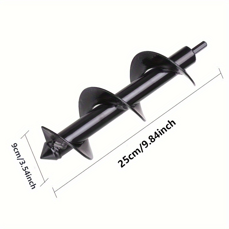 Garden Plant Auger Drill Bit: Plant Faster With 3/8" Hex Drive Drill