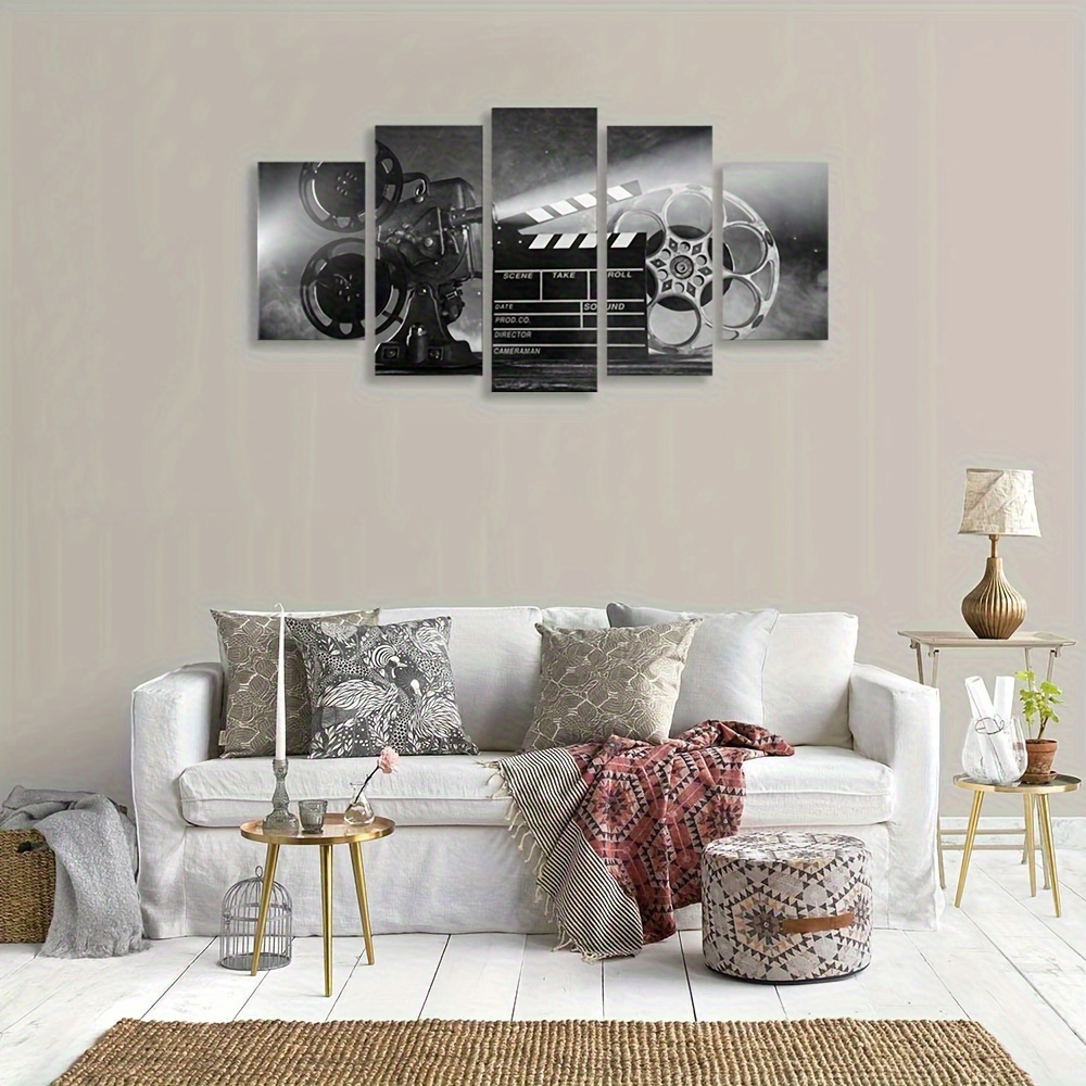 Buy Metal Movie Reel Wall Art Abstract Antique Movie Theater Decor