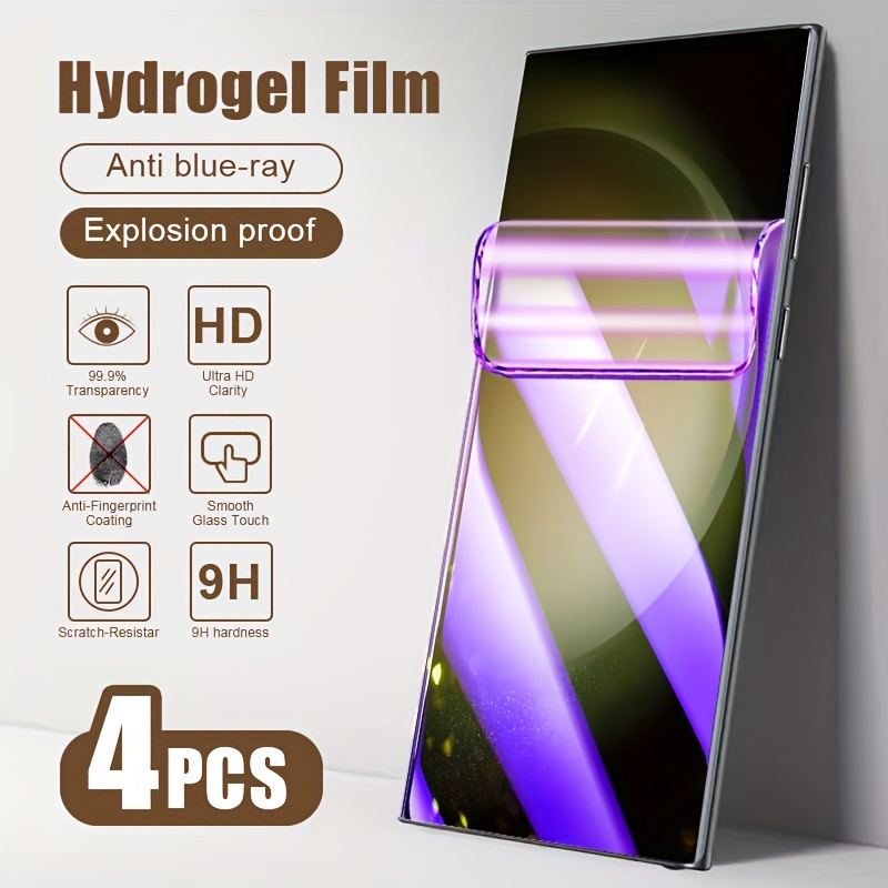 Blue Light Hydrogel Film For S8/s9+/s9/s10/s10+/s - Temu